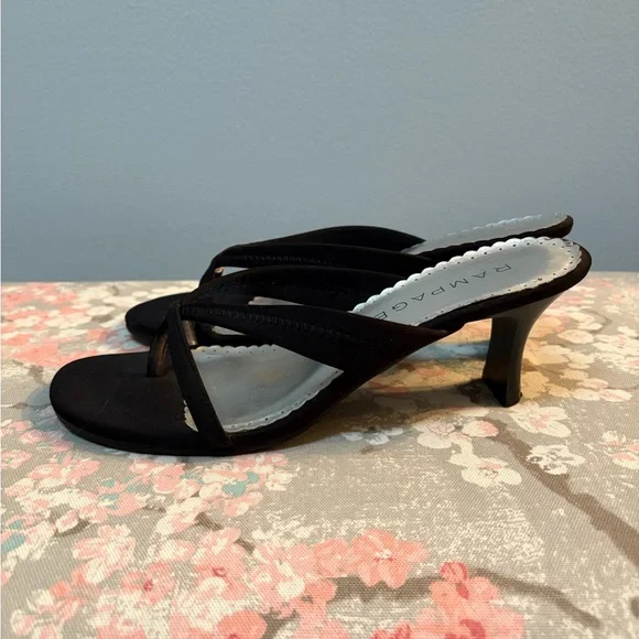 Rampage Madison Black Strappy Women’s Heeled Sandals - Picture 3 of 5